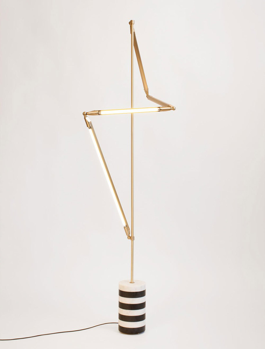 Красивый напольный светильник торшер, дизайнер Bec Brittain