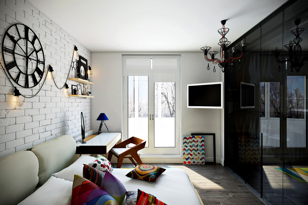 Интерьер в серых тонах: квартира в скандинавском стиле, фото