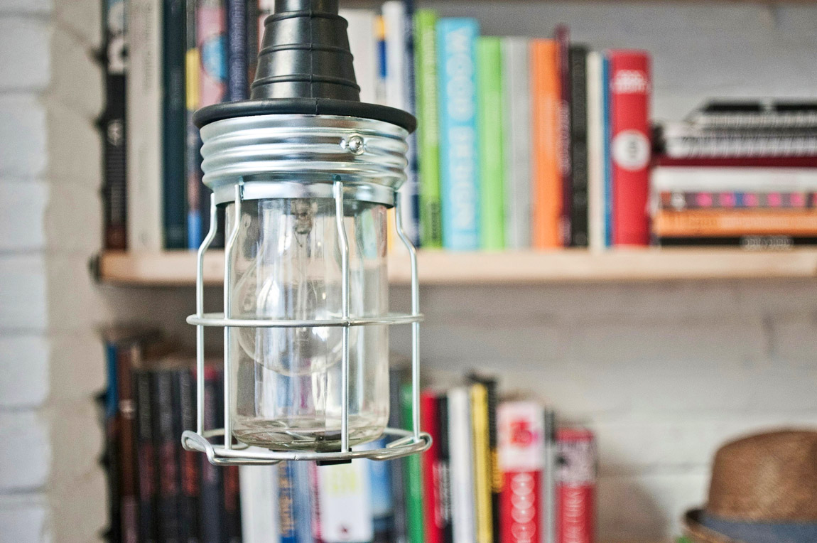 Подвесная лампа в стиле лофт, фото