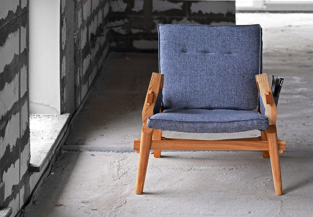 Made in Ukraine: дизайнерское кресло для отдыха, фото