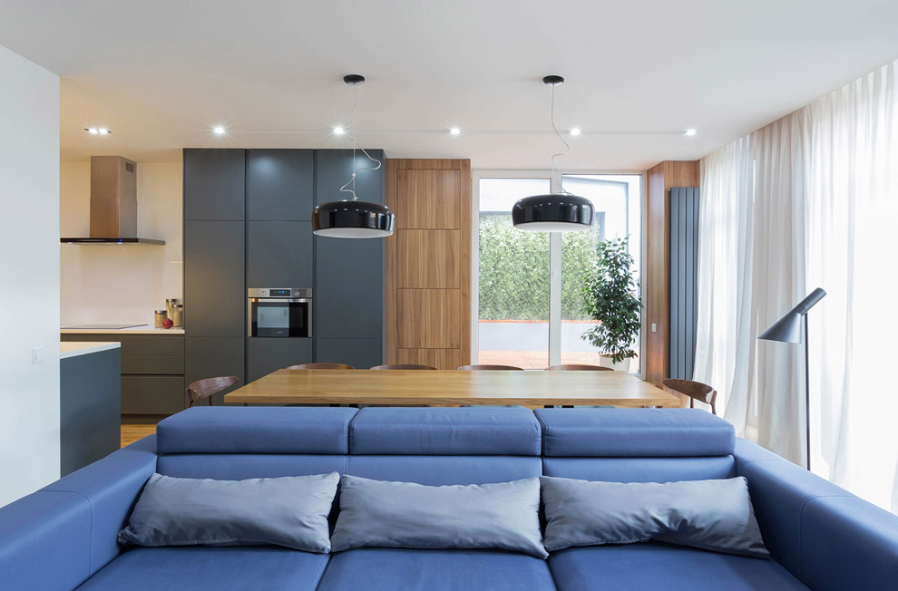 Интерьер квартиры в стиле минимализм, Lugerin Architects