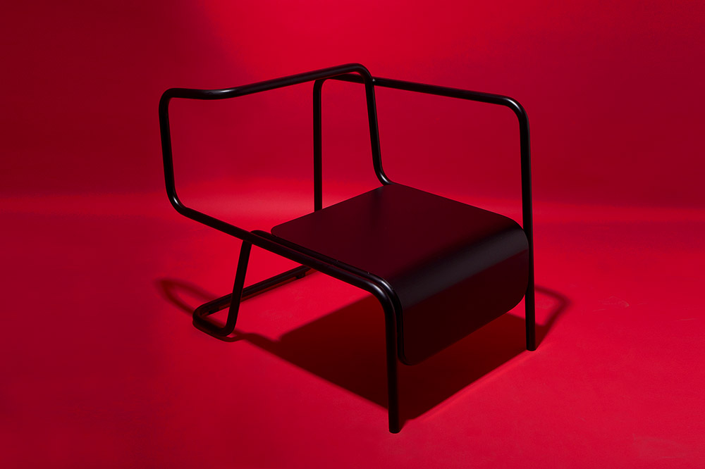 Металлическое кресло One Liner, фото