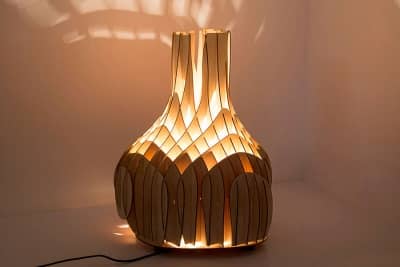 Деревянные светильники из фанеры от Mariam Ayvazyan, фото