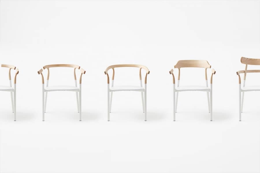 Мебель в стиле минимализм: стулья Twig от Nendo, фото