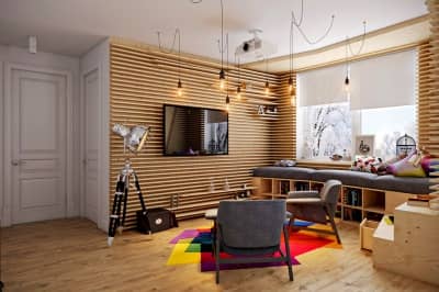 Сочетание серого в интерьере: уютная квартира в скандинавском стиле, фото