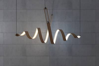Игра формы и света: спиральные светильники от Андрея Ковальского, фото