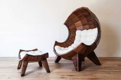Удобное кресло для отдыха Segment Chair от Sae Rom Yoon, фото